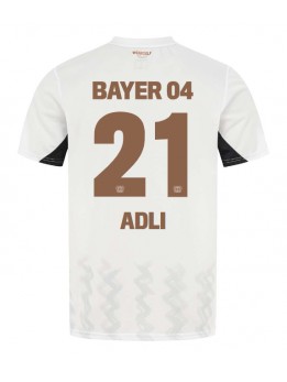 Billige Bayer Leverkusen Amine Adli #21 Bortedrakt 2024-25 Kortermet